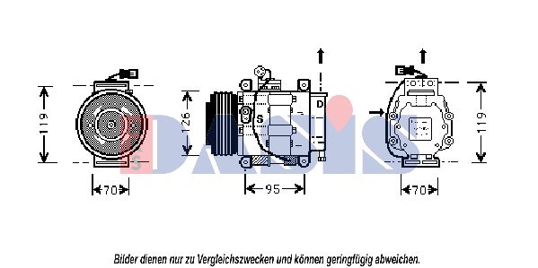 AKS DASIS Kompressor,kliimaseade 853840N